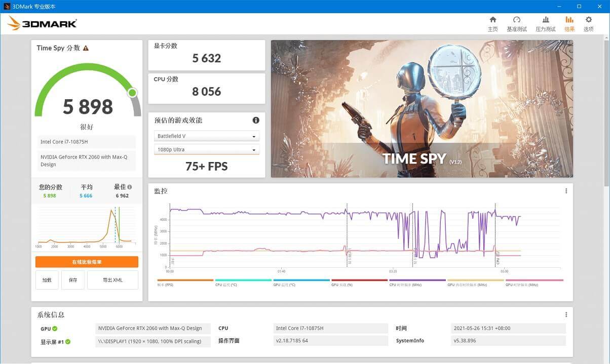 3DMark解锁专业版(显卡跑分软件) 2.23.7455